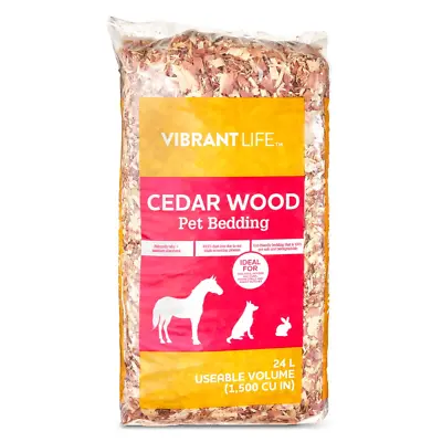 PET CAGE WOOD CHIPS Cedar Bedding 3 Lbs 1500 Cu In • $11.79