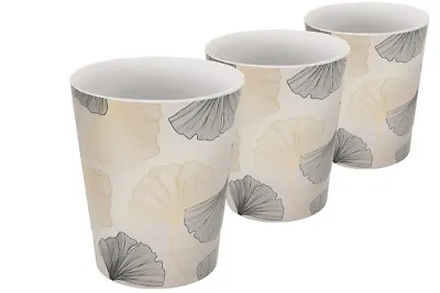 3 Pcs Plant Pots Indoor Orchid Exotic Design Set Of 3 Flower Pot Cover 2 Sizes • £9.89