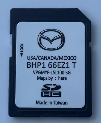 LATEST Navigation SD Card Map For Mazda 3 6 CX-3 CX-5 CX-9 BHP1 66 EZ1T US/CA/ME • $39.95