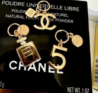 CHANEL Beauty VIP Gift2023 Holiday Charm Set Of 3 Novelty Rare Jewelry BRAND NEW • $49