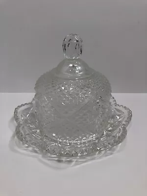 Vintage Avon Pressed Glass Covered Butter Dish • $7.95