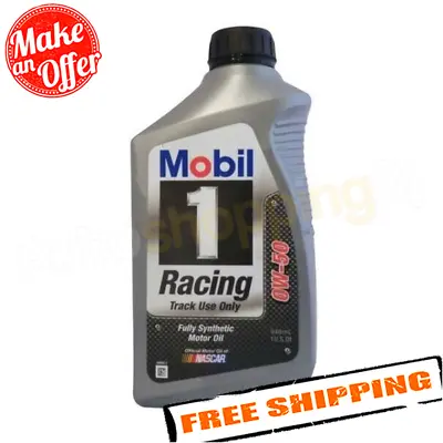 Mobil 1 104145 Racing 0W-50 Oil 1 Quart - Single • $32.49