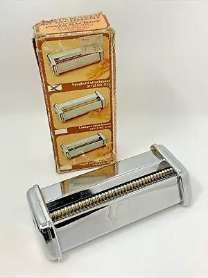 Marcato Spaghetti Attachment For Atlas Style 3110 Italy Chrome W/ Box VTG 201831 • $29.95