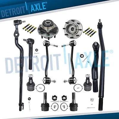 4WD Front Wheel Bearing Hub Sway Bars Tie Rods For Ford F-250 F-350 Super Duty • $329.68