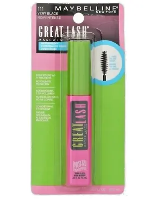 Maybelline Great Lash Waterproof Mascara - #111 Very Black 12.7Ml/0.43Oz • $9