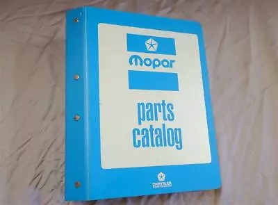 1962 Mopar Dealer Parts Catalog Dodge Chrysler Plymouth Passenger Car REAL DEAL! • $195