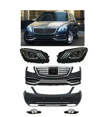 Aftermarket  Maybach Style  Body Kit 14-17 S-Class W222 560 Conversion Full S63 • $3275