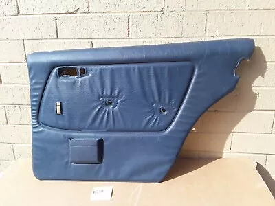 1984 Mercedes W123 Rear Right Door Interior Panel Cover Deep Blue Oem • $85