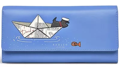 £21.80 • Buy Radley London ‘Sail Away’ Large Purse, Blue RRP £99