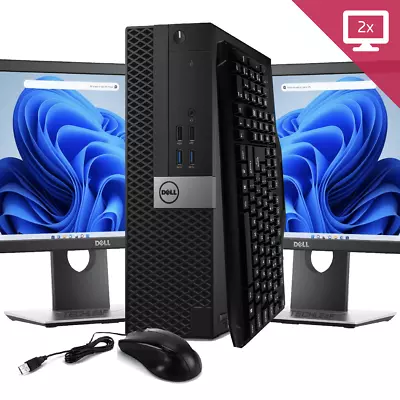 Dell Desktop Computer PC I5 Up To 32GB RAM 4TB SSD 24  LCDs Windows 11 Or 10 • $321.92