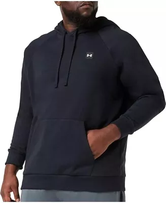 Under Armour Men's UA Rival Fleece Hoodie Sweatshirt Black X-Large  • $26.99