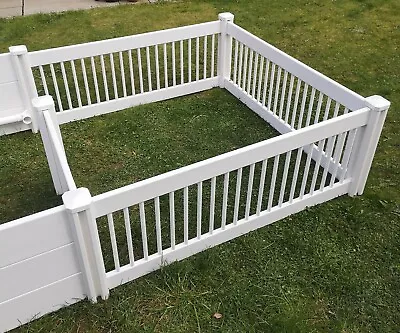 £199.99 • Buy White Whelping Playpen PVC Flat Packed Dog Puppy Run Exercise Pen Fencing Box 