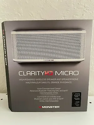 Monster Clarity HD Micro High-Powered Wireless Speaker And Speakerphone • $59.99