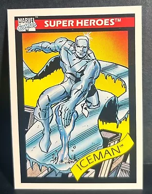 1990 Marvel Impel Iceman #22 Super Heroes Trading Card • $1.25