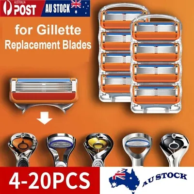 Replacement For Gillette Fusion Razor Shaver 5 Blades Trimmer Refill Cartridges • $11