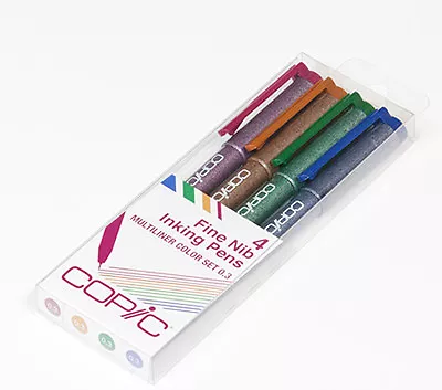 Too Copic JAPAN Multiliner 4 Color Pens Set Sketch Pen Marker Marqueur 0.3mm • $12.82