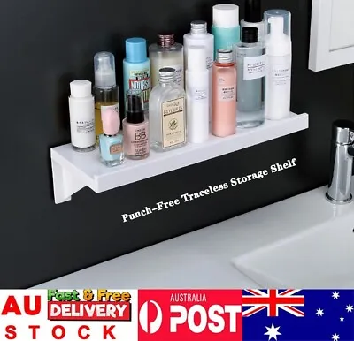 Bathroom Kitchen Storage Shower Shelf Holder Rack Organizer Plastic • $18.10