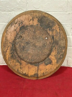 $32 • Buy Antique Wood Butter Churn Top 13 1/2  Diameter ~ Primitive, Country, RePurpose!