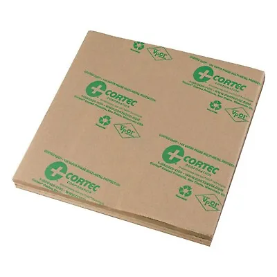 Anti Rust VCI Paper Sheets 12 X12  - 35# - Cortec VpCI-146 (Pack Of 50 Sheets) • $15.99