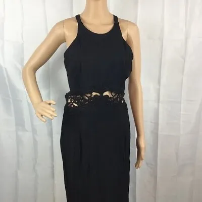 Jessica McClintock Vintage Deadstock Dress Size 11/12 Black 90's • $39.99