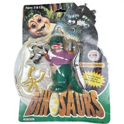 Dinosaurs Vintage Sealed Charlene Sinclair 90's TV Show On Card Action Figure • $59