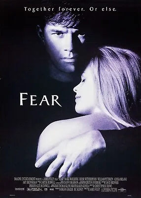 1996 Fear Movie Poster 11X17 Mark Wahlberg Reese Witherspoon Alyssa Milano 🍿 • $12.93