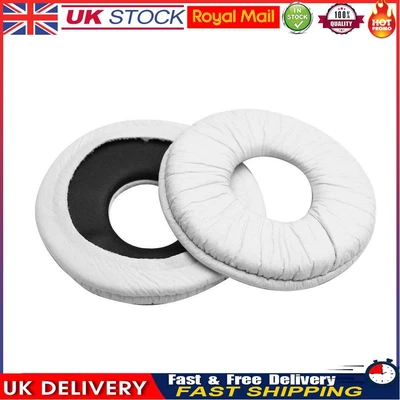 £5.29 • Buy 2pcs Ear Pillow Black/White Soft Sponge For SONY MDR-ZX100 ZX300 (White)