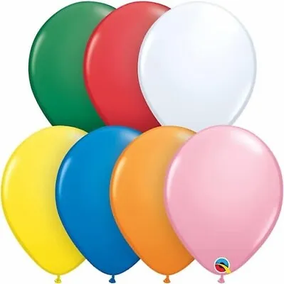 Qualatex Standard Assortment With White 11  Latex Balloons 100ct • $22.99