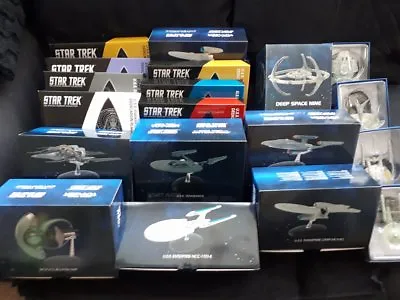 £45 • Buy Star Trek Eaglemoss Specials & Plaques ISS Enterprise J TOS NX DS9 E Discovery 