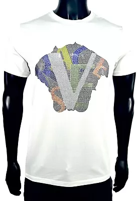 Men White T-Shirt Vèrsace • $89