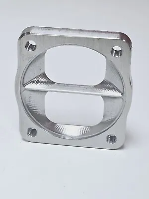 Stainless T4 Divided Turbo Flange To 3.5  Inch Flange 1/2  SS304L Divorced Ports • $109.95