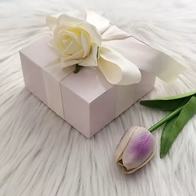 Blush 100 Pcs Cake FAVOR BOXES 4 X4 X2  Wedding Party Decorations GIFT Supply • $18.72