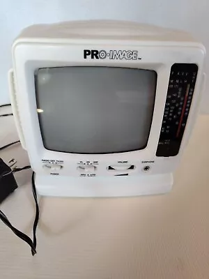 Vtg Pro Image Am/Fm B&W Tv 5  All In Working Condition Read Details  • $26