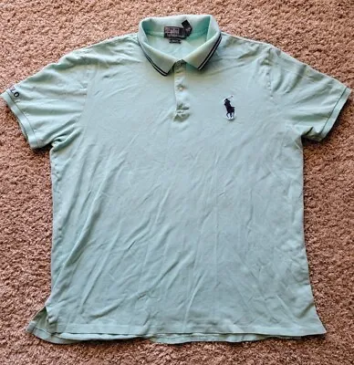 Polo Ralph Lauren Shirt Women's Sz.XL Blue Big Pony Pro Fit Performance • $15