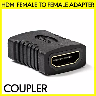 HDMI Female To Female Adapter Coupler Connector HDMI Cable Extender • $6.69