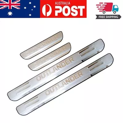 $24.64 • Buy Door Sill Scuff Plate Protector Stainless Steel For Mitsubishi Outlander 2013-20