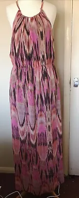 Oh My Love London Ladies Multicoloured Maxi Dress Size L • £6.50