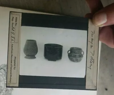 Magic Lantern Glass Slide-Mayan Pottery By American Musuem Of Natural History • $10