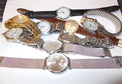 Large Used Men's Watch Lot A Couple Work Some  Vintage • $37.50