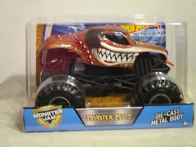 Hot Wheels Monster Jam Truck Monster Mutt Junkyard Dog 2017 Edition Cby61 Fmb63 • $49.99