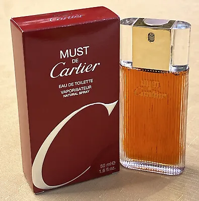 Must De Cartier By Cartier For Women EDT Spray- 1.6oz/50ml - Free Shipping- • $98.95
