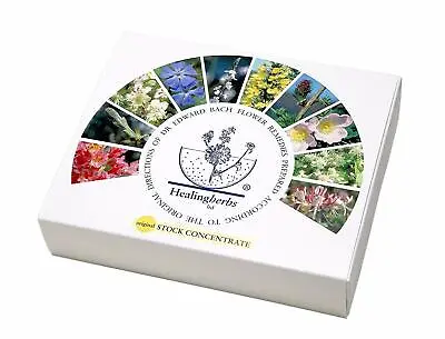 Healing Herbs Bach Flower Essences Full Set (38x10ml) + 2 FIVE Flower Remedies • £159