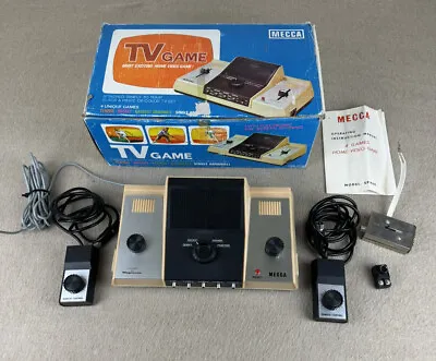 Vintage 70s Mecca EP460 Video Game Console 4 Game Pong Video Paddles WORKS • $99.99