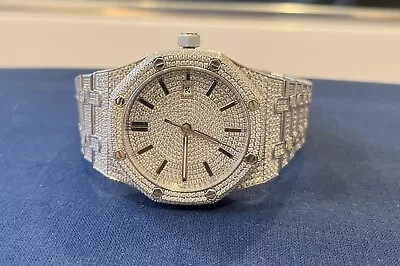 Men’s Fully Iced Out Luxurious Watch Automatic Movement • $399