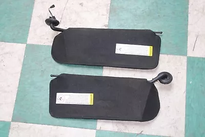 00-04 C5 Convertible Black Cloth Driver Passenger Sunvisor Sun Visor Pair 2x OEM • $149.99