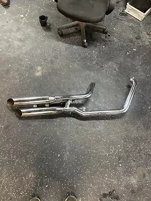 Harley Davidson Twin Cam Exhaust System OEM Mufflers Pipes Screamin Eagle Fatboy • $450