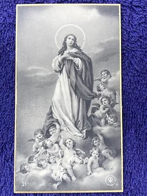 $3 • Buy Vintage Catholic Holy Prayer/ Funeral Remembrance Card Of The Assumption
