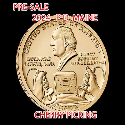 2024 P D American Innovation MAINE PD 2-coin Set DIR CURRENT⭐PRE-SALE MAY 16⭐ • $4.05