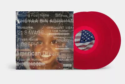 JID Feat. 21 Savage - American Dream - Red Colored Vinyl [New Vinyl LP] • $41.87