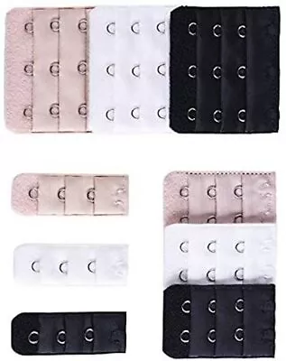 £2.50 • Buy 3ROW 1,2,3 Hook Bra Extender Extension Bra Strap Strapless Underwear Maternity
